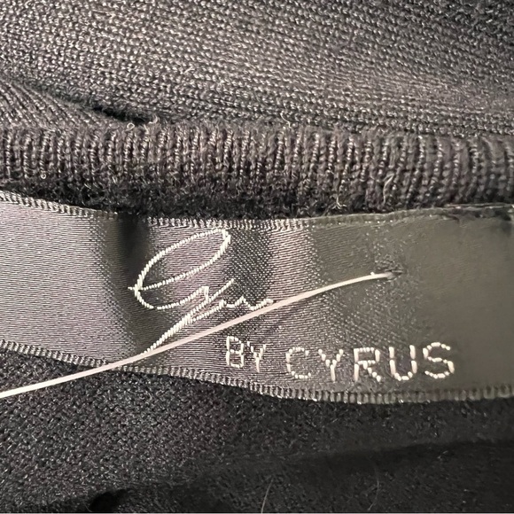 Cyrus Black Long Sleeve Scoop Neck Knit Sweater Size 2x - Picture 11 of 12